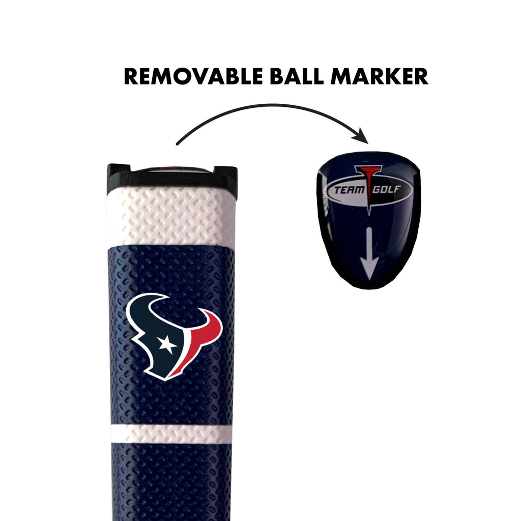 Team Golf HOU Texans Putter Grips - Navy - 