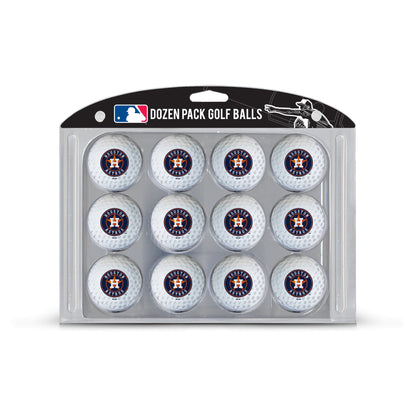 Team Golf Houston Astros Golf Balls - 12 Pack - White