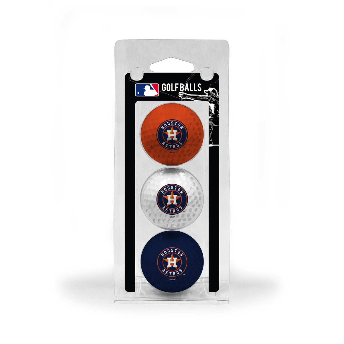 Team Golf Houston Astros Golf Balls - 3 Pack - Team