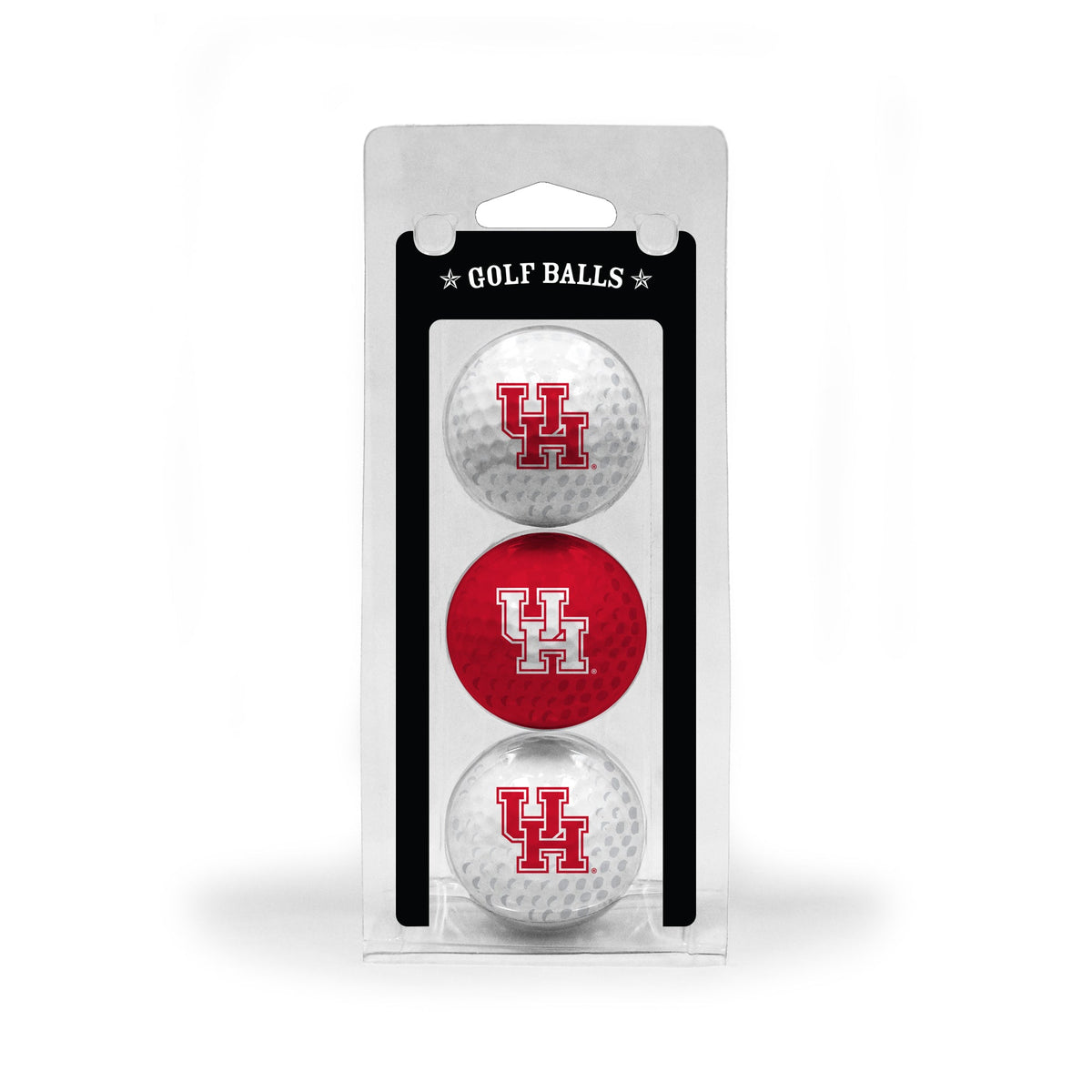 Team Golf Houston Golf Balls - 3 Pack - 