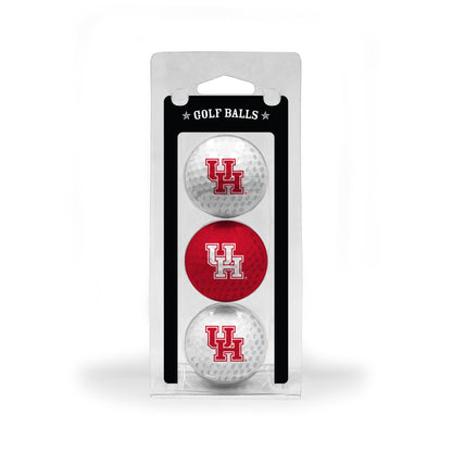 Team Golf Houston Golf Balls - 3 Pack - 