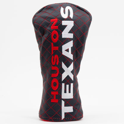 Team Golf Houston Texans DR/FW Quilted Headcovers - Team Golf USA