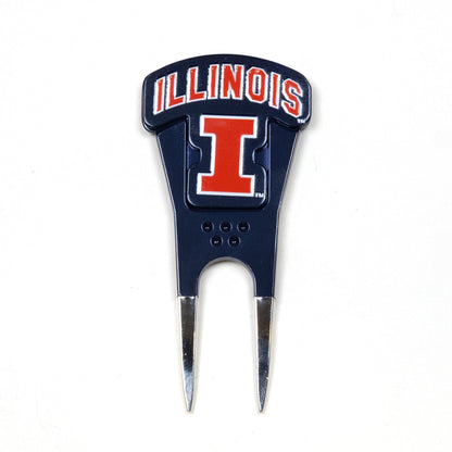 Team Golf Illinois Divot Tools - Custom Shaped - 
