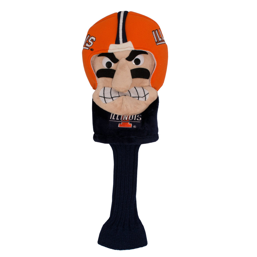 Team Golf Illinois DR/FW Headcovers - Mascot - Embroidered