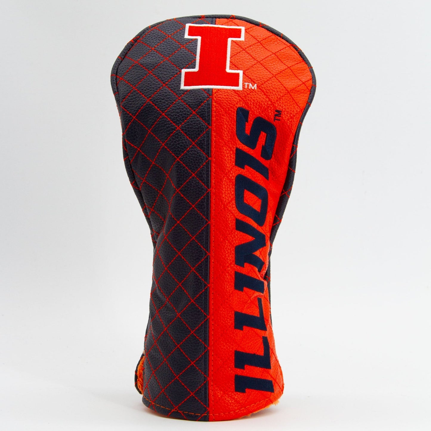 Team Golf Illinois DR/FW Quilted Headcovers - Team Golf USA