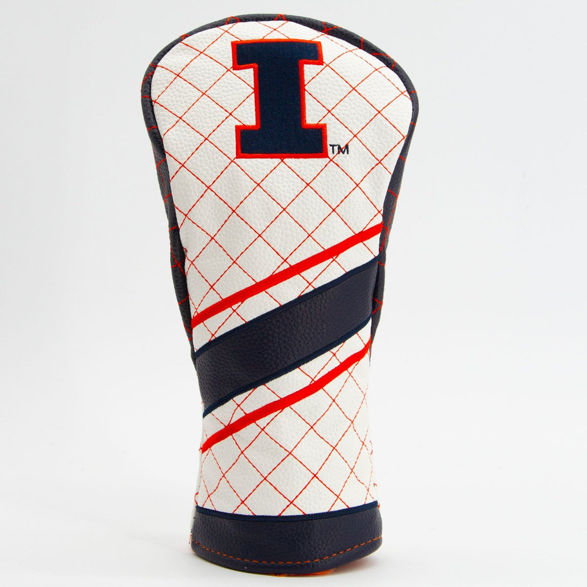 Team Golf Illinois DR/FW Quilted Headcovers - Team Golf USA
