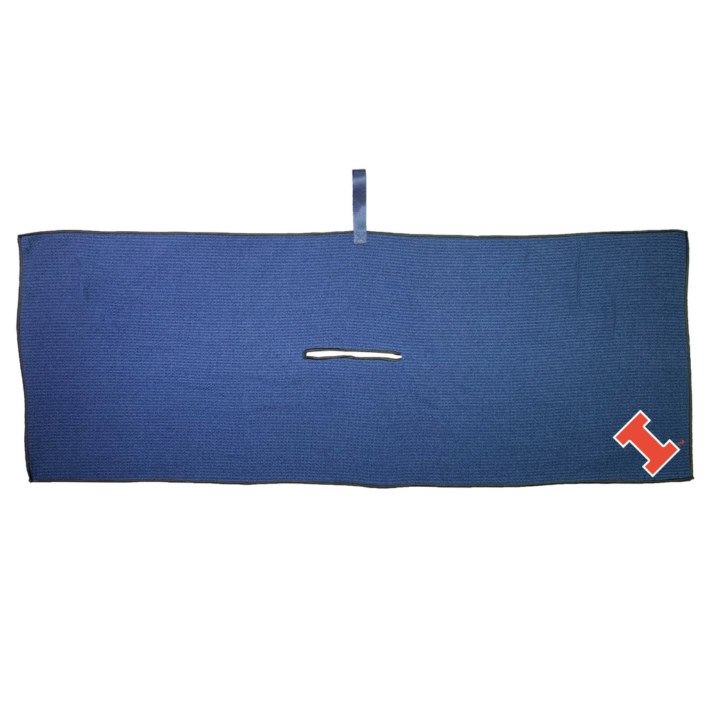 Team Golf Illinois Golf Towels - Microfiber 16x40 Color - 