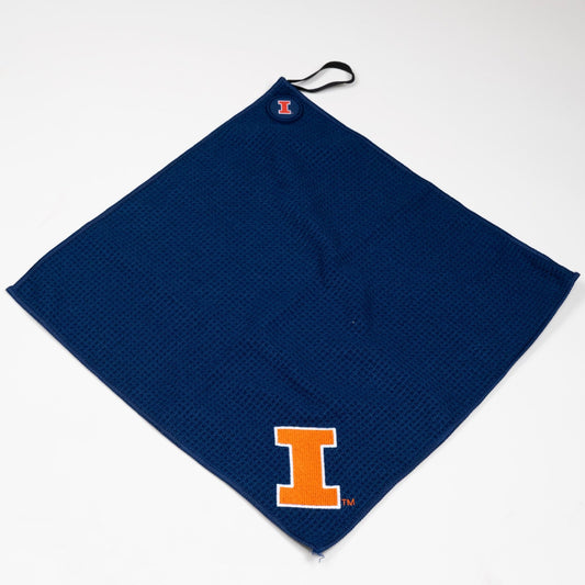 Team Golf Illinois Magnetic Golf Towel - Team Golf USA