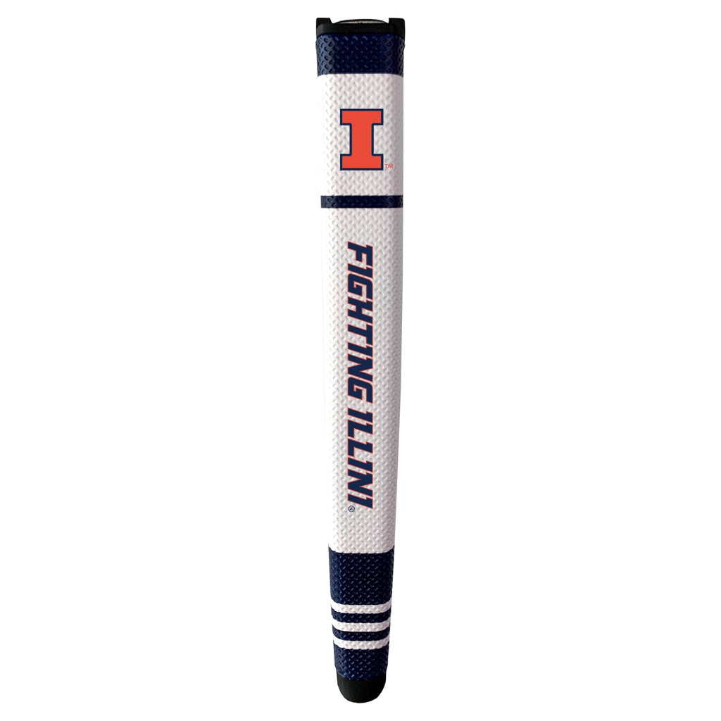 Team Golf Illinois Putter Grips - White - 