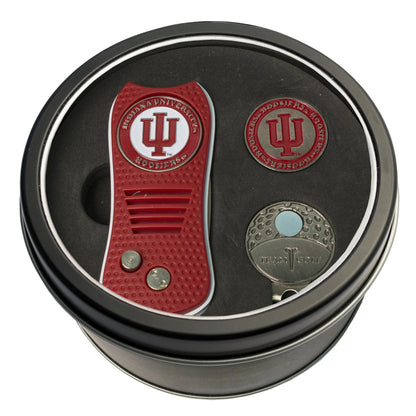 Team Golf Indiana Golf Gift Sets - Tin - Divot Tool & Hat Clip - 