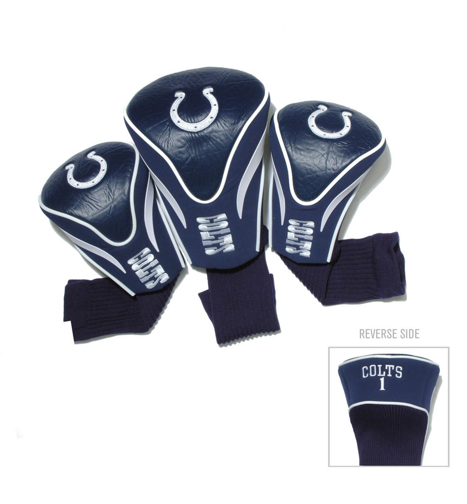 Team Golf Indianapolis Colts DR/FW Headcovers - 3 Pack Contour - Embroidered