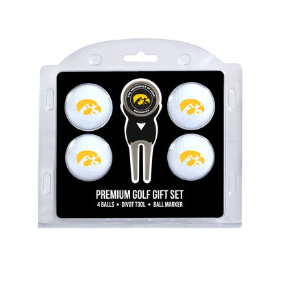 Team Golf Iowa Golf Gift Sets - 4 Ball Gift Set - 