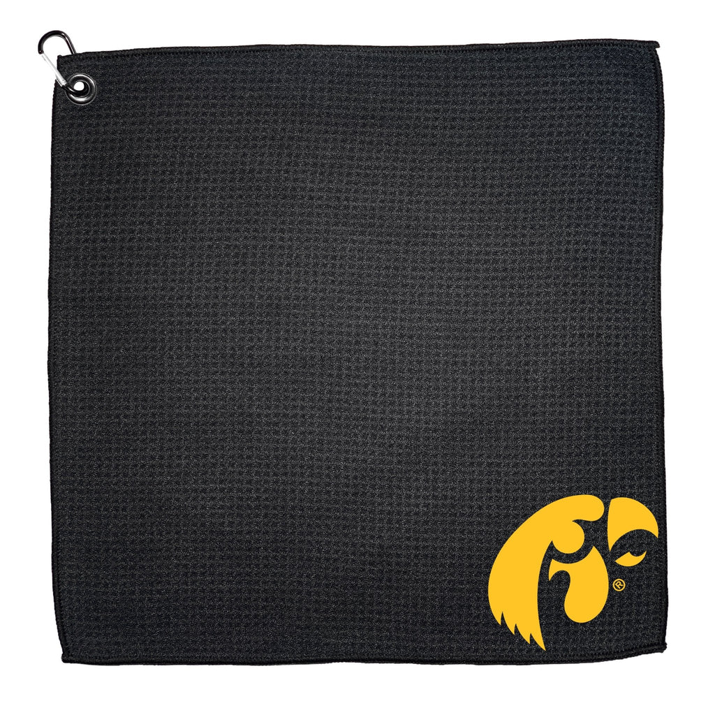 Team Golf Iowa Golf Towels - Microfiber 15X15 Color - 