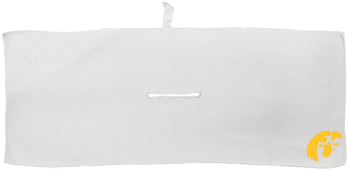 Team Golf Iowa Golf Towels - Microfiber 16X40 White - 