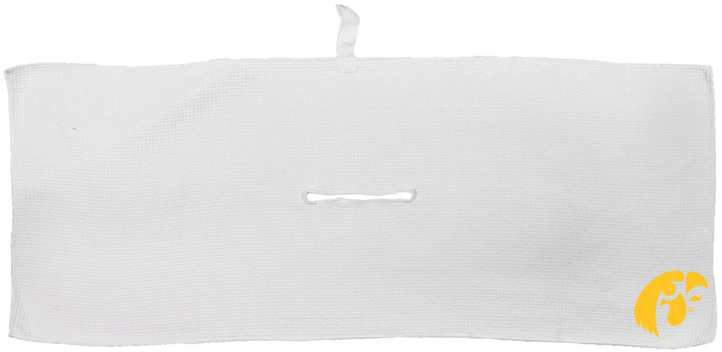 Team Golf Iowa Golf Towels - Microfiber 16X40 White - 