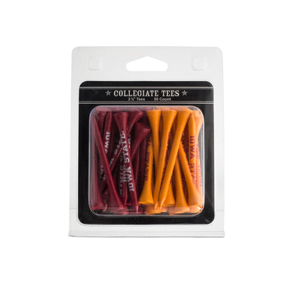 Team Golf Iowa St Golf Tees - 50 Tee Pack - 