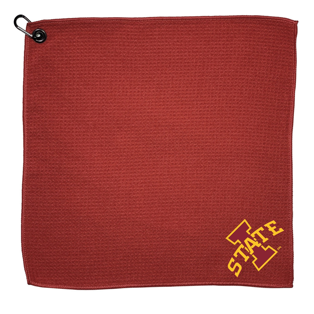 Team Golf Iowa St Golf Towels - Microfiber 15X15 Color - 