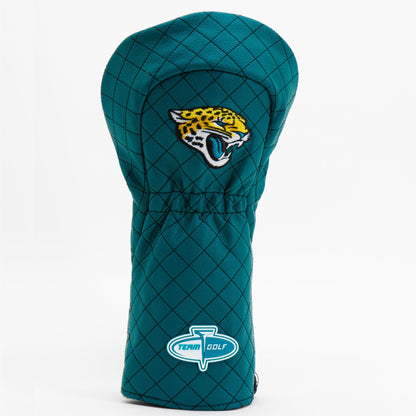 Team Golf Jacksonville Jaguars DR/FW Quilted Headcovers - Team Golf USA