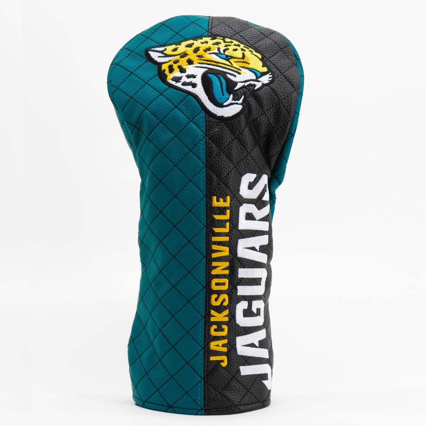 Team Golf Jacksonville Jaguars DR/FW Quilted Headcovers - Team Golf USA