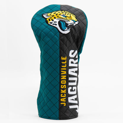 Team Golf Jacksonville Jaguars DR/FW Quilted Headcovers - Team Golf USA