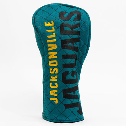 Team Golf Jacksonville Jaguars DR/FW Quilted Headcovers - Team Golf USA