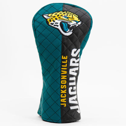 Team Golf Jacksonville Jaguars DR/FW Quilted Headcovers - Team Golf USA