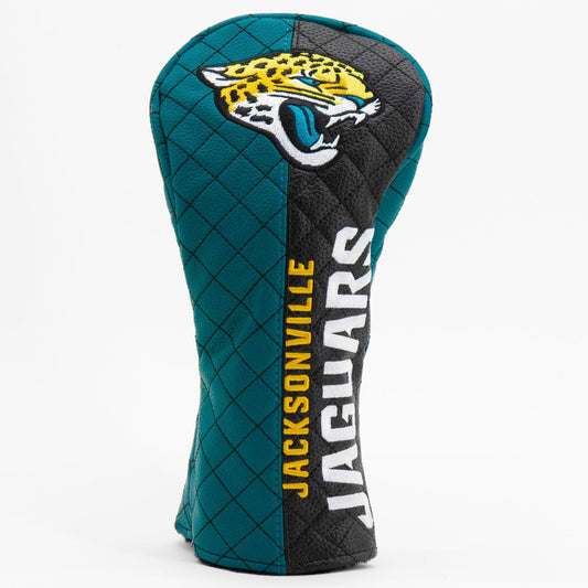Team Golf Jacksonville Jaguars DR/FW Quilted Headcovers - Team Golf USA