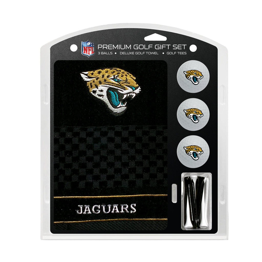 Team Golf Jacksonville Jaguars Golf Gift Sets - Embroidered Towel Gift Set -