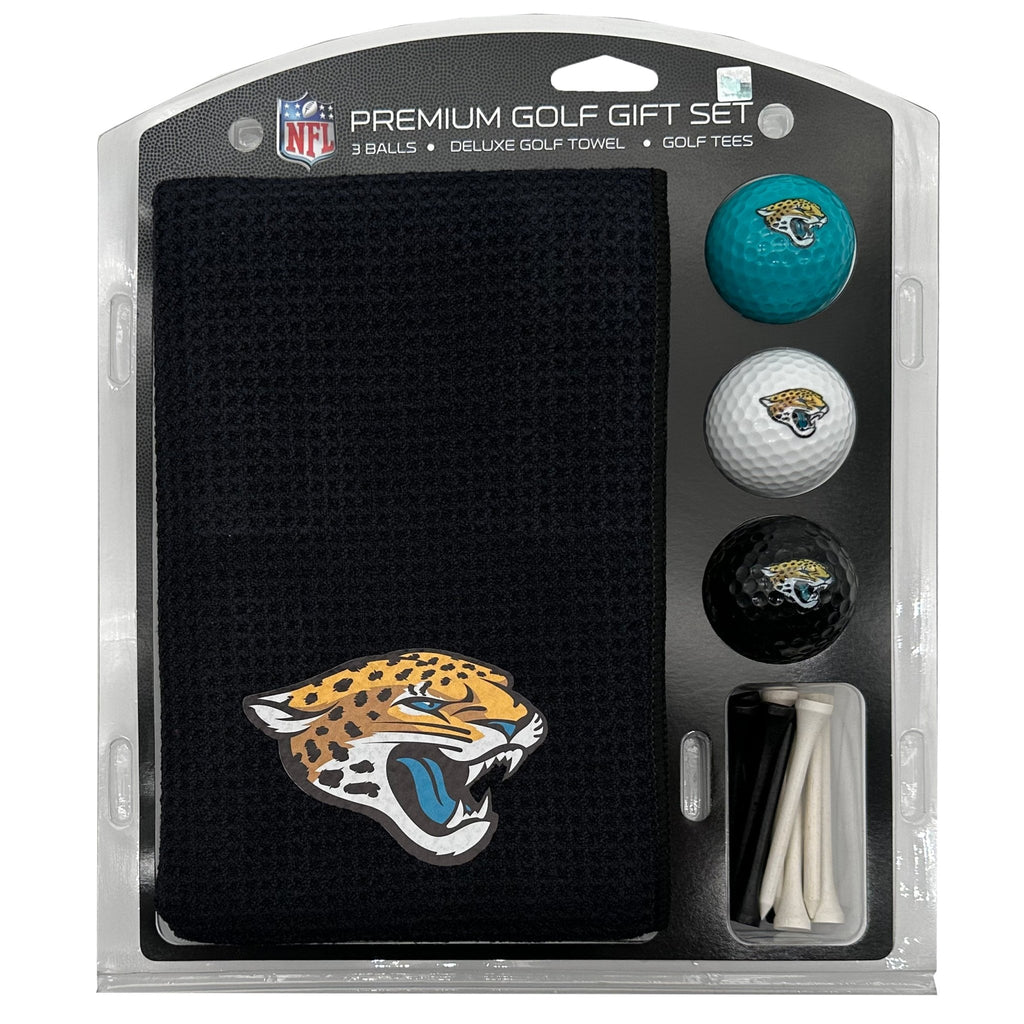 Team Golf Jacksonville Jaguars Golf Gift Sets - Microfiber Towel Gift Set-Color -