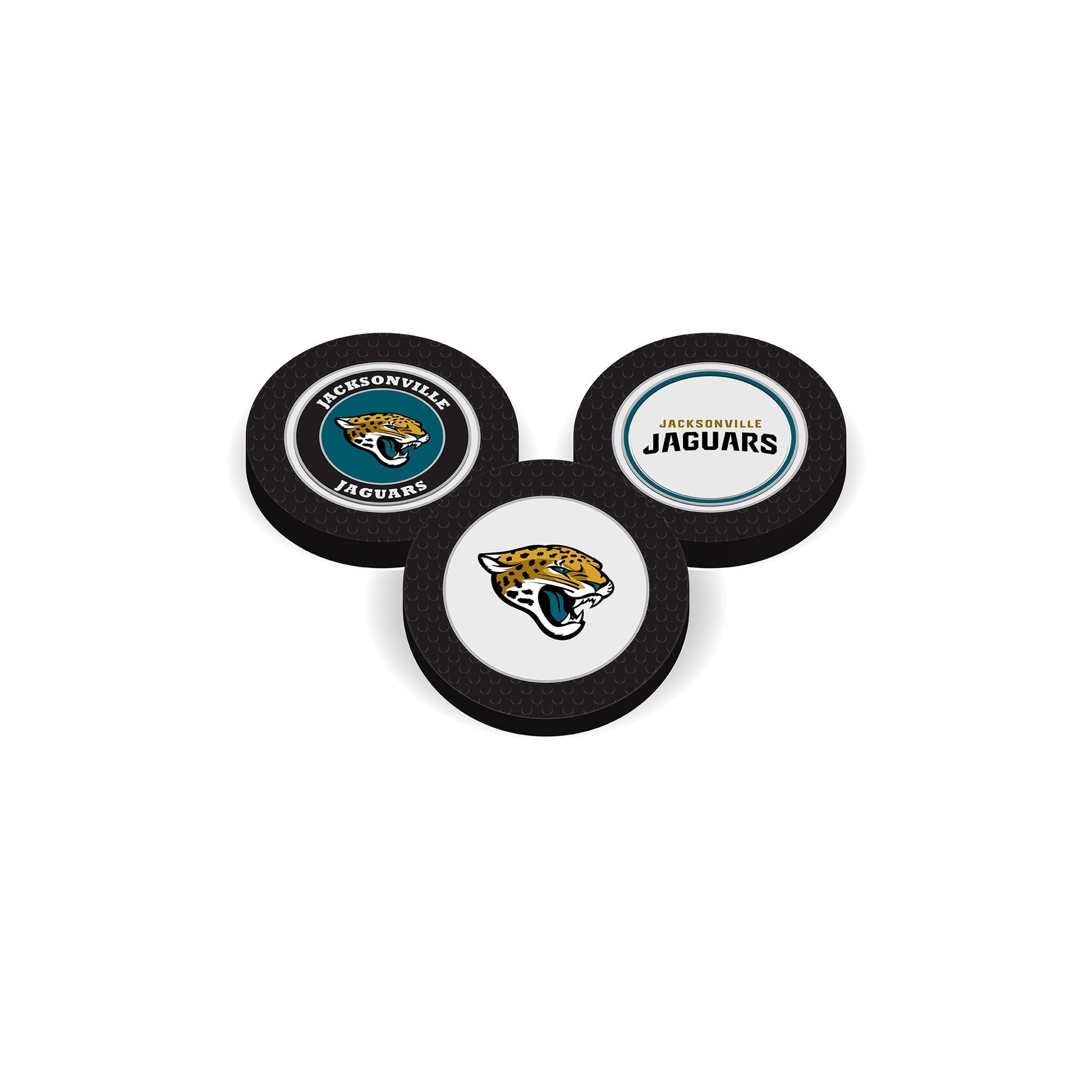 Team Golf JAX Jaguars Ball Markers - Golf Chip Marker - 