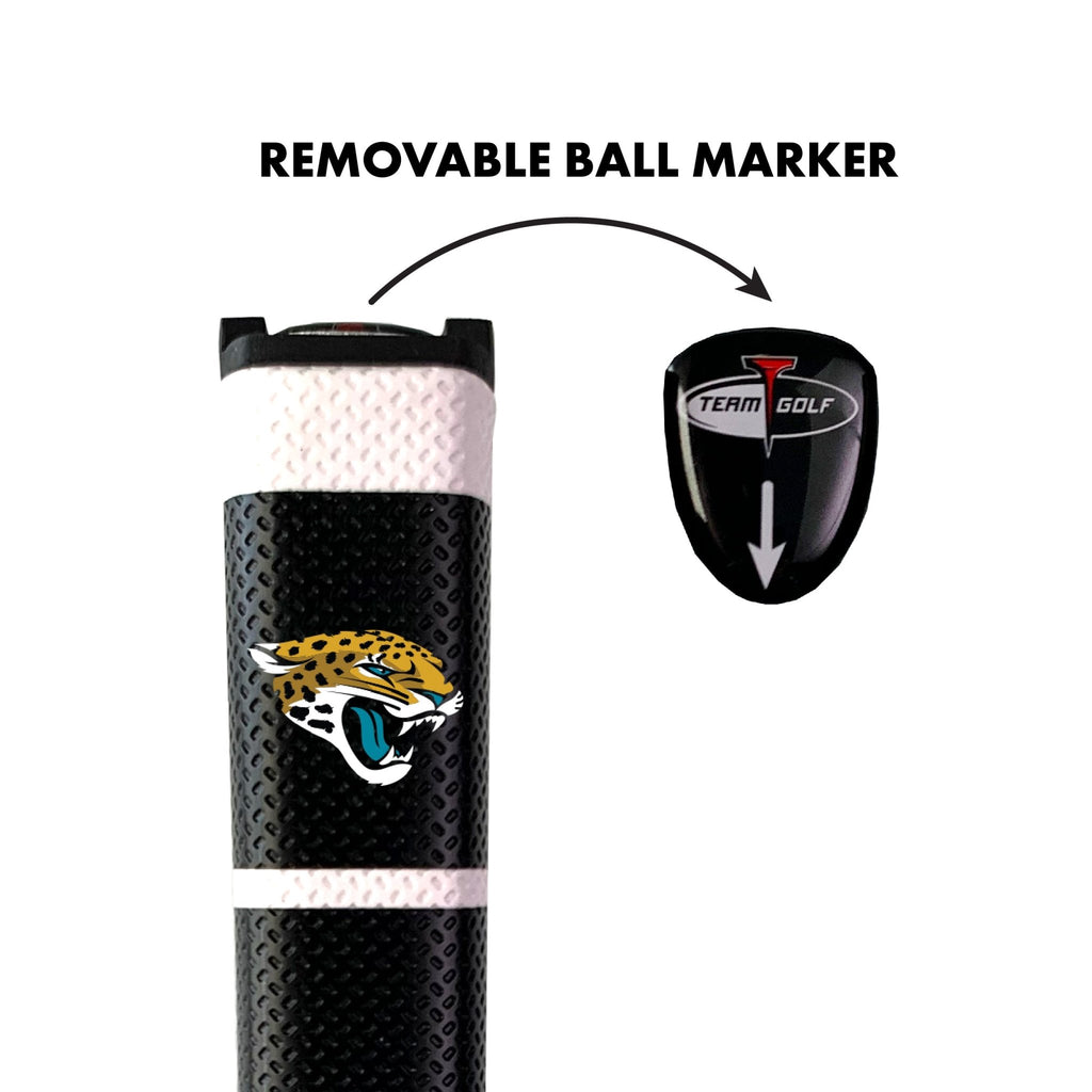 Team Golf JAX Jaguars Putter Grips - Black - 