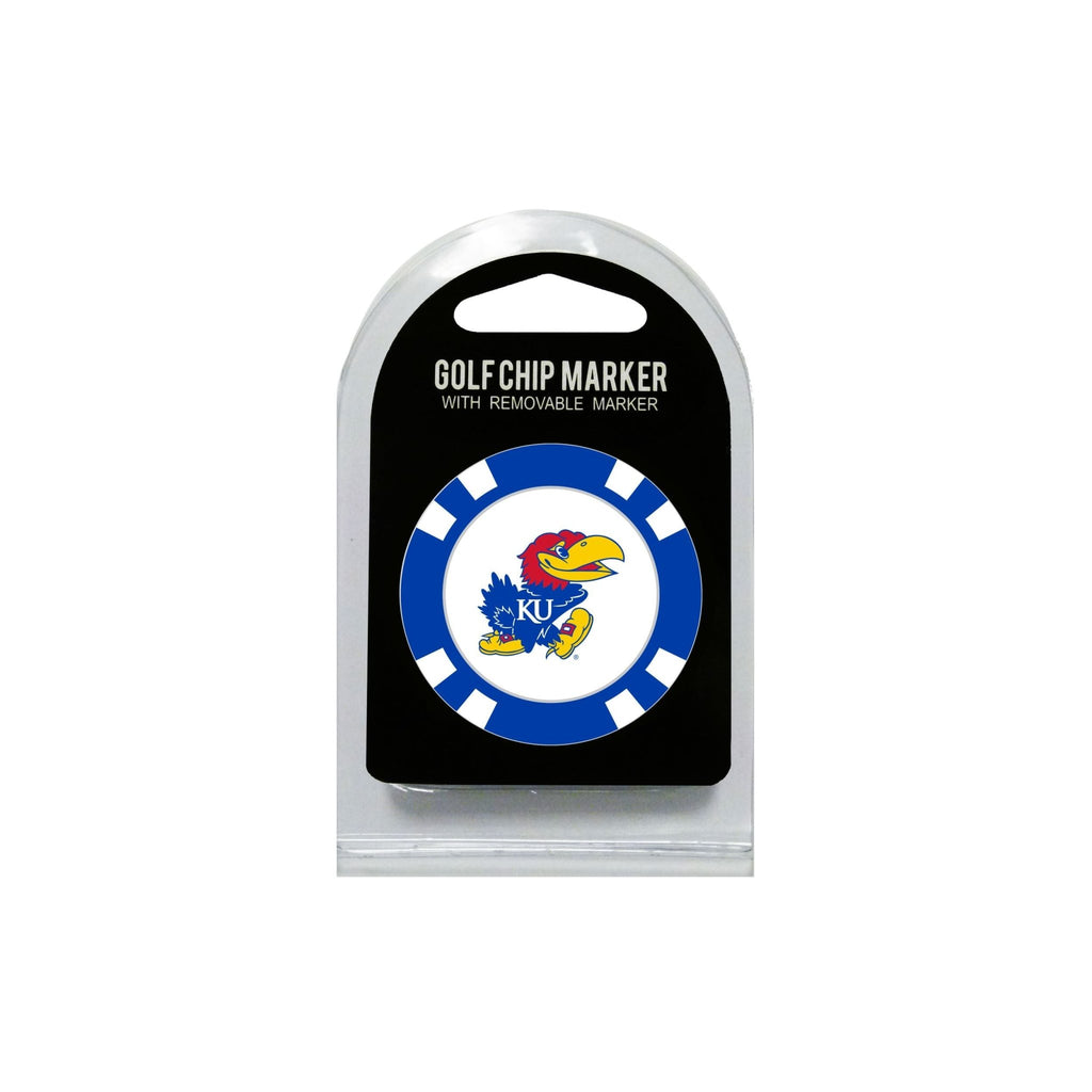 Team Golf Kansas Ball Markers - Golf Chip Marker - 