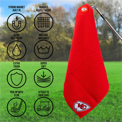 Team Golf Kansas City Chiefs Magnetic Golf Towel - Team Golf USA
