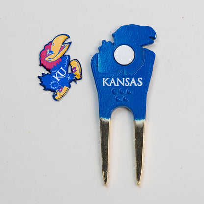 Team Golf Kansas Divot Tools - Custom Shaped - 