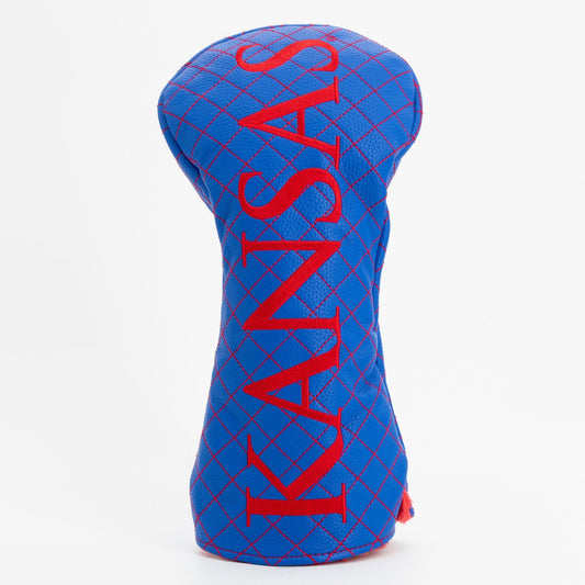 Team Golf Kansas DR/FW Quilted Headcovers - Team Golf USA