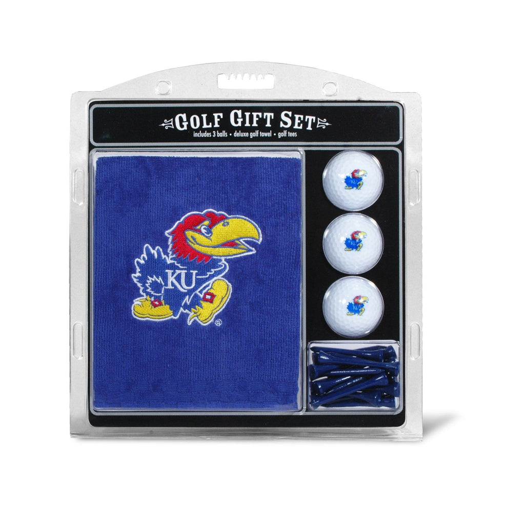 Team Golf Kansas Golf Gift Sets - Embroidered Towel Gift Set - 