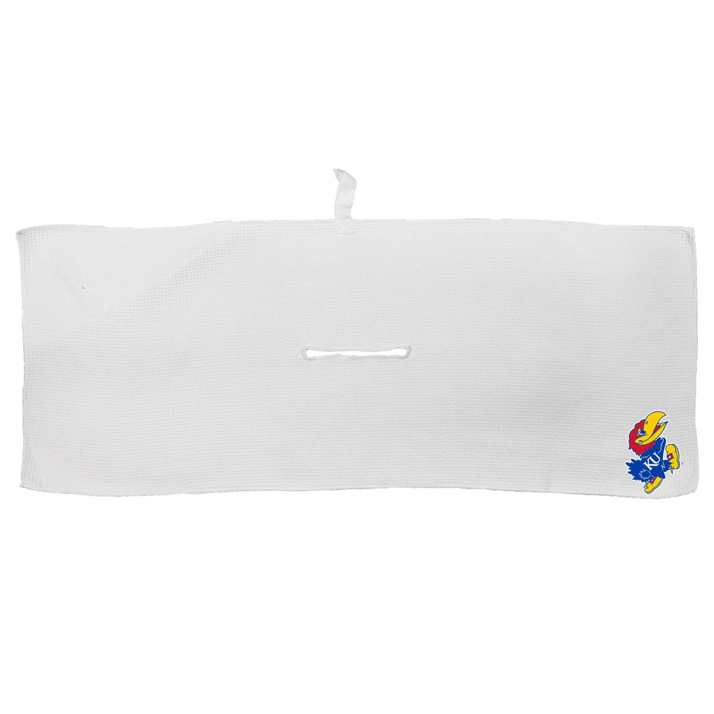 Team Golf Kansas Golf Towels - Microfiber 16X40 White - 