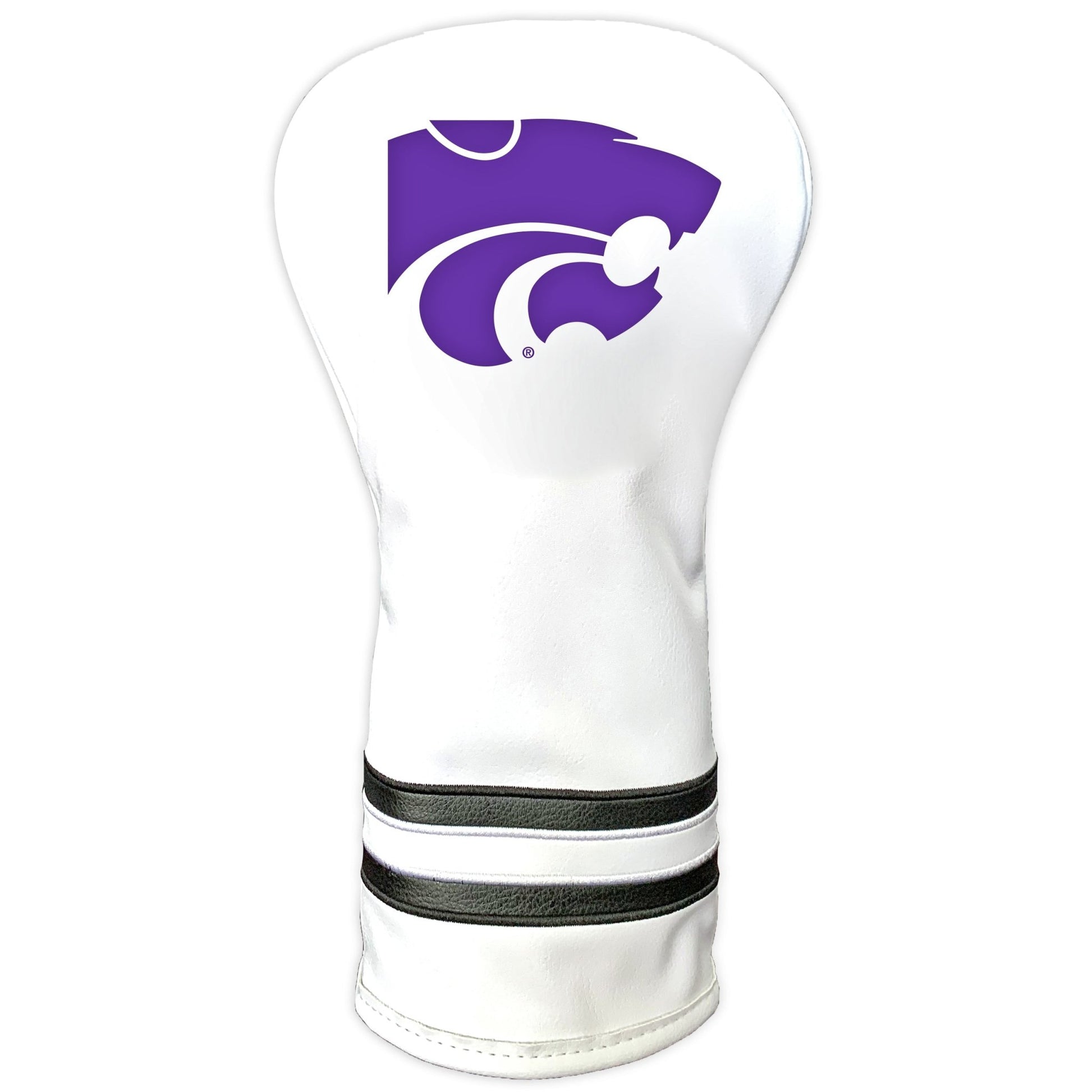 Team Golf Kansas St DR/FW Headcovers - Vintage Driver HC - Printed White