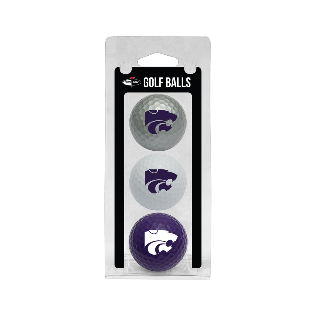 Team Golf Kansas St Golf Balls - 3 Pack - Team