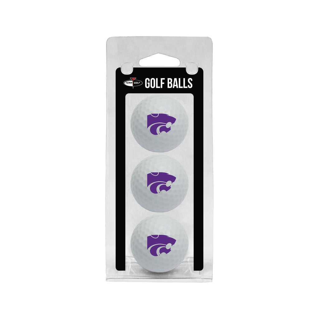 Team Golf Kansas St Golf Balls - 3 Pack - White