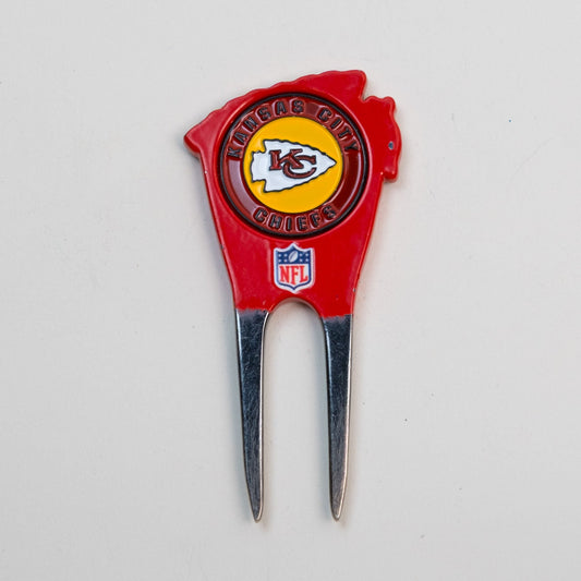 Team Golf KC Chiefs Divot Tools - Custom Shaped - 