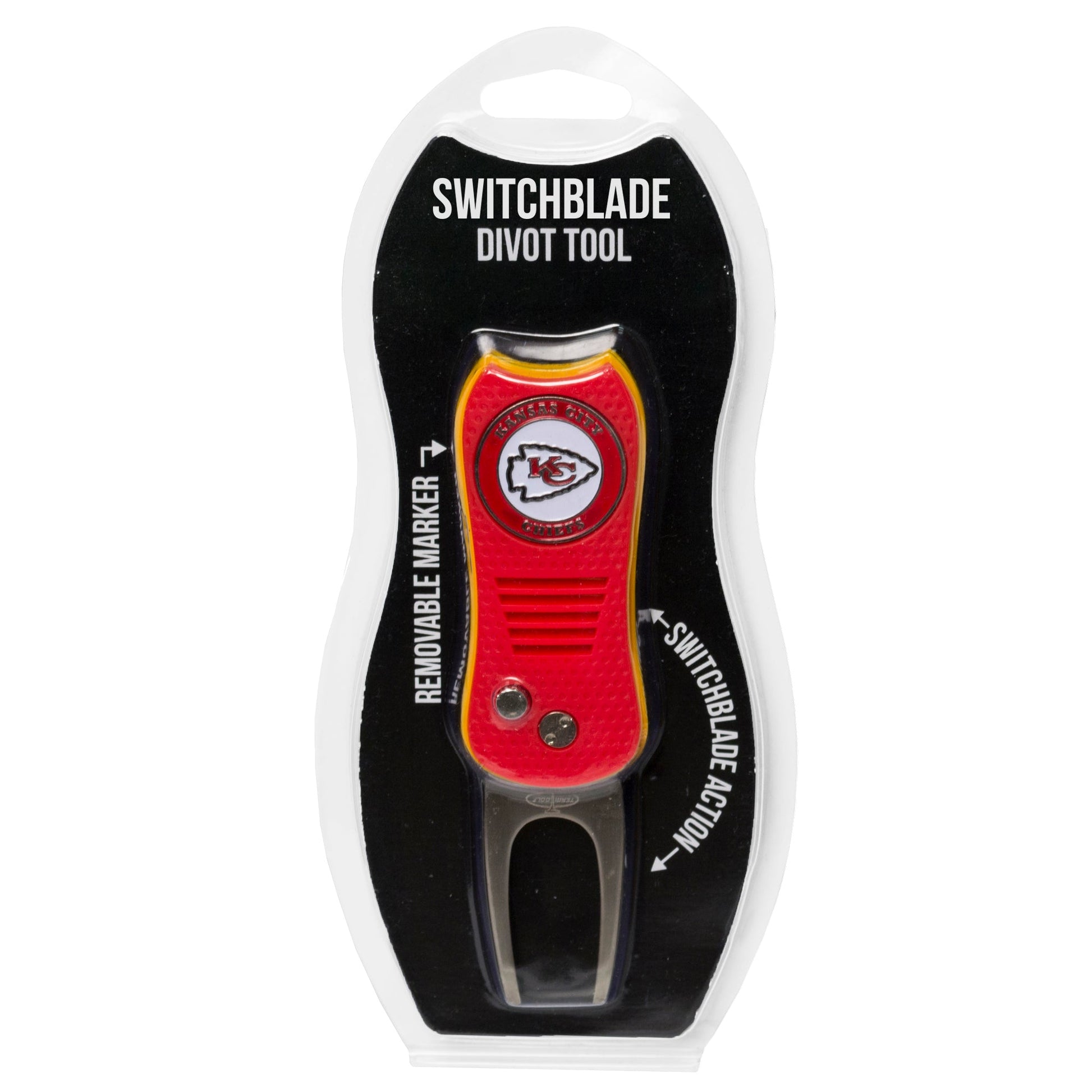 Team Golf KC Chiefs Divot Tools - Switchblade Divot Tool - 