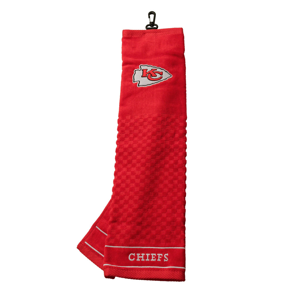 Team Golf KC Chiefs Golf Towels - Tri - Fold 16x22 - 