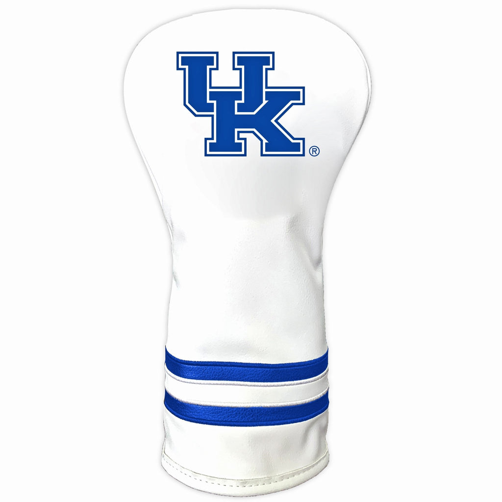 Team Golf Kentucky DR/FW Headcovers - Vintage Driver HC - Printed White