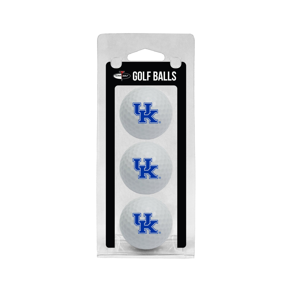 Team Golf Kentucky Golf Balls - 3 Pack - White