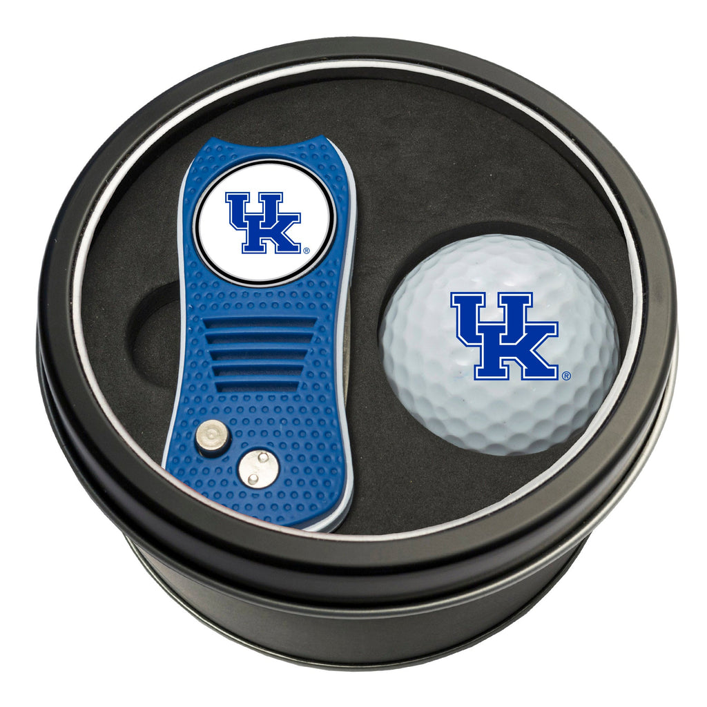 Team Golf Kentucky Golf Gift Sets - Tin - Divot Tool & Golf Ball - 