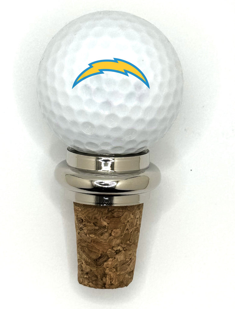 Team Golf LA Chargers Cork Wine Stopper - 