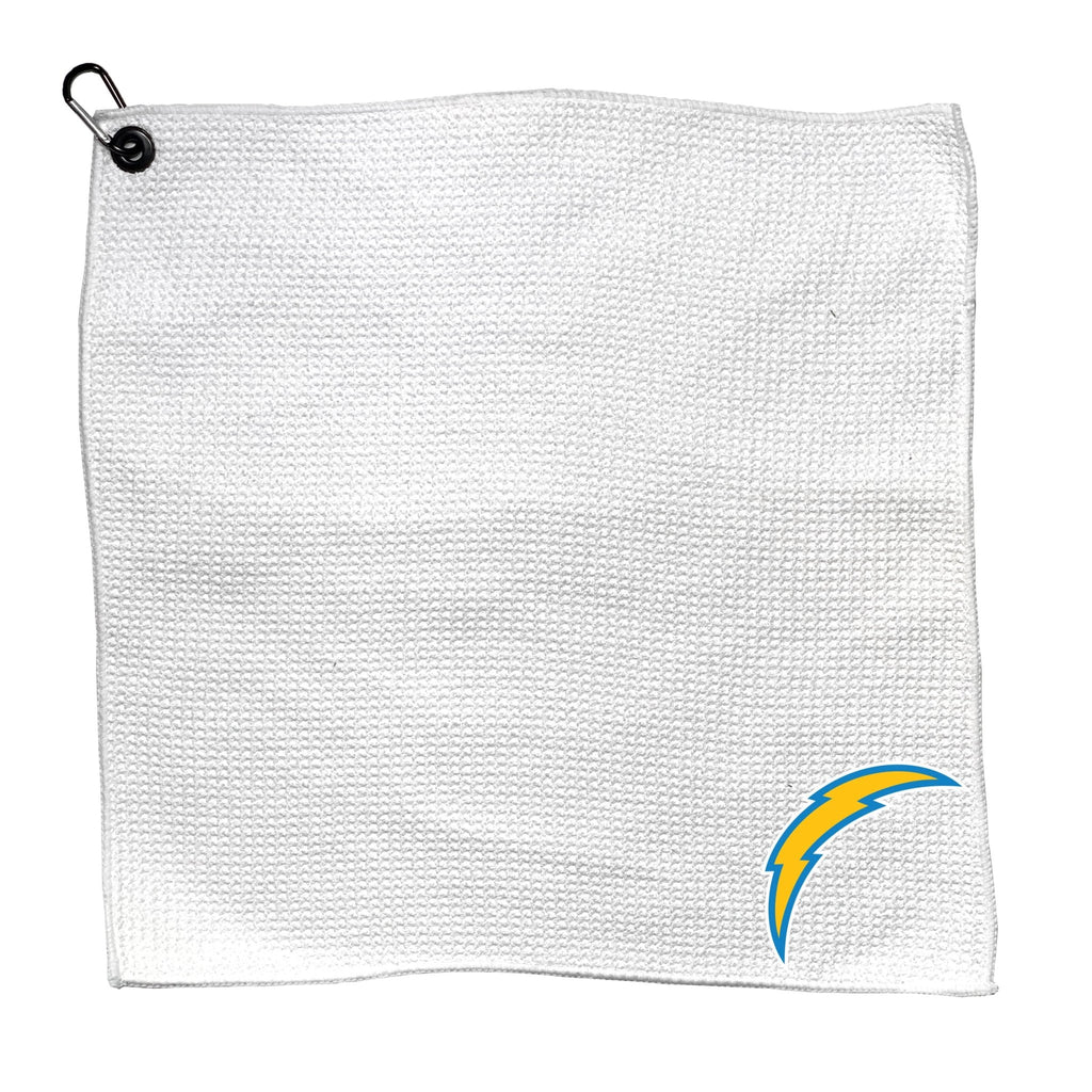 Team Golf LA Chargers Golf Towels - Microfiber 15X15 White - 