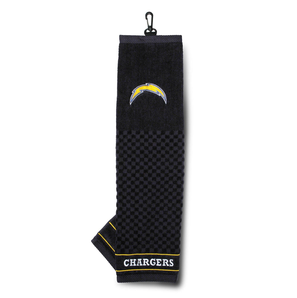 Team Golf LA Chargers Golf Towels - Tri - Fold 16x22 - 