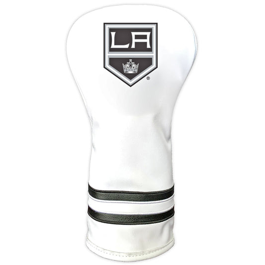 Team Golf LA Kings DR/FW Headcovers - Vintage Driver HC - Printed White